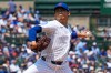 Chicago Cubs starting pitcher Shota Imanaga, of Japan, throws against the Minnesota Twins during the first inning of a baseball game in Chicago, Sunday, July 19, 2026. (AP Photo/Nam Y. Huh)