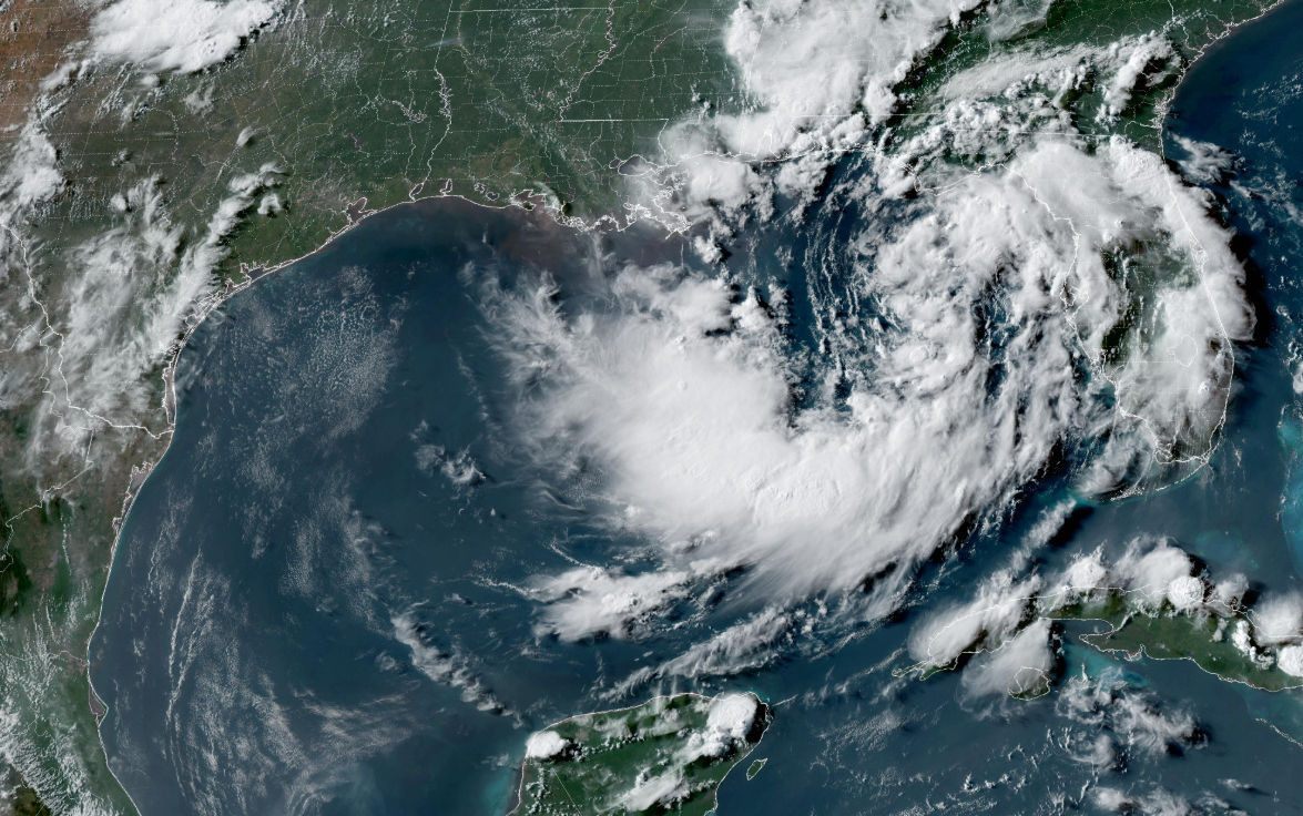 Tropical Depression Two Forms in Eastern Gulf of Mexico
