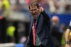 Belgium head coach Rudi Garcia reacts during the World Cup quarterfinal soccer match between Spain and Belgium in Inglewood, Calif., near Los Angeles, Friday, July 10, 2026. (AP Photo/Andre Penner)