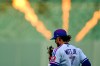 Kansas City Royals' Bobby Witt Jr. runs onto the field before a baseball game against the San Diego Padres, Friday, July 17, 2026, in Kansas City, Mo. (AP Photo/Charlie Riedel)