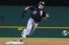 Chicago White Sox's Sam Antonacci rounds third base on his way to score on a double by Miguel Vargas during the third inning of a baseball game against the Texas Rangers, Monday, July 20, 2026, in Arlington, Texas. (AP Photo/LM Otero)