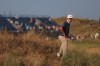 David Puig of Spain looks back before he plays on the 13th during the second day of the British Open Golf championships at Royal Birkdale golf club, in Southport, England, Friday, July 17, 2026. (AP Photo/Peter Morrison)