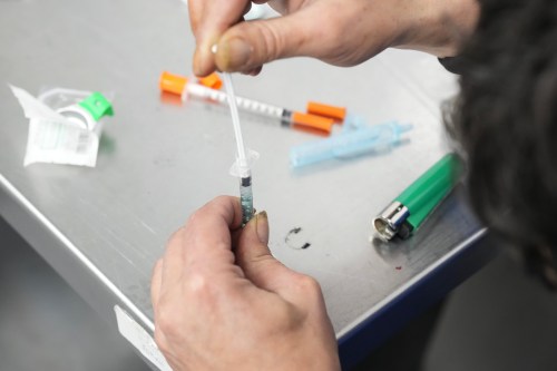 There is an increasing number of overdose deaths in Ontario where more than one drug contributes to those deaths, a new report shows.A client draws up fentanyl in the consumption room at Moss Park Consumption and Treatment Service in Toronto, Tuesday, Dec. 3, 2024. THE CANADIAN PRESS/Chris Young