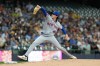 New York Mets' Zac Thornton pitches during the first inning of a baseball game against the Milwaukee Brewers, Tuesday, July 21, 2026, in Milwaukee. (AP Photo/Aaron Gash)