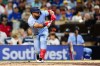 Toronto Blue Jays' Jonatan Clase bats against the San Diego Padres in the eighth inning of a baseball game Saturday, July 11, 2026, in San Diego. (AP Photo/Derrick Tuskan)