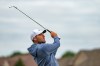 Scottie Scheffler watches a shot during a practice round at the 3M Open golf tournament, Wednesday, July 22, 2026, in Blaine, Minn. (Justin Enriquez/Minnesota Star Tribune via AP)