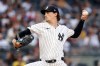 New York Yankees pitcher Max Fried delivers in the first inning during the second baseball game of a doubleheader against the Pittsburgh Pirates, Wednesday, July 22, 2026, in New York. (AP Photo/Adam Hunger)