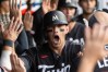 Minnesota Twins' Brooks Lee reacts after hitting a three-run home run off Cleveland Guardians starting pitcher Slade Cecconi during the fourth inning of a baseball game, Wednesday, July 22, 2026, in Cleveland. (AP Photo/Phil Long)