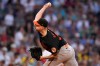Baltimore Orioles starting pitcher Kyle Bradish delivers in the first inning during the second baseball game of a doubleheader against the Boston Red Sox, Wednesday, July 22, 2026, in Boston. (AP Photo/Charles Krupa)
