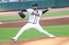 Atlanta Braves pitcher Martín Pérez delivers in the first inning of a baseball game against the San Diego Padres, Wednesday, July 22, 2026, in Atlanta. (AP Photo/Colin Hubbard)