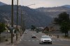 Motorists travel on Main Street in Lytton, B.C., on Friday, Aug. 29, 2025. A fast-moving wildfire destroyed 90 per cent of the village in 2021. THE CANADIAN PRESS/Darryl Dyck