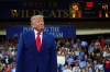 President Donald Trump appears on stage at Wheeler High School, Wednesday, July 22, 2026, in Marietta, Ga. (AP Photo/Julia Demaree Nikhinson)