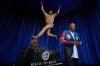 Toronto Blue Jays' Joe Carter looks on at the unveiling of a statue commemorating the Toronto Blue Jays' 1992 and 1993 World Series wins ahead of MLB baseball action against the Chicago White Sox in Toronto, Saturday, July 18, 2026. THE CANADIAN PRESS/Sammy Kogan