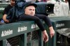 Detroit Tigers pitcher Tarik Skubal looks to the field before a baseball game against the Chicago Cubs in Chicago, Monday, July 20, 2026. (AP Photo/Nam Y. Huh)