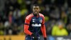New England Revolution defender Brayan Andres Ceballos Jimenez (3) during an MLS soccer match against Nashville SC, Saturday, Feb. 22, 2025, in Nashville, Tenn. (AP Photo/John Amis)