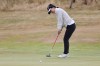 Jenny Shin of South Korea putting during day two of the 2026 ISPS HANDA Women's Scottish Open at Dundonald Links at Ayrshire, Scotland, on Friday, July 24, 2026. (Steve Welsh/PA via AP)