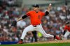 Detroit Tigers pitcher Tarik Skubal throws against the Kansas City Royals during the seventh inning of a baseball game Friday, July 24, 2026, in Detroit. (AP Photo/Paul Sancya)