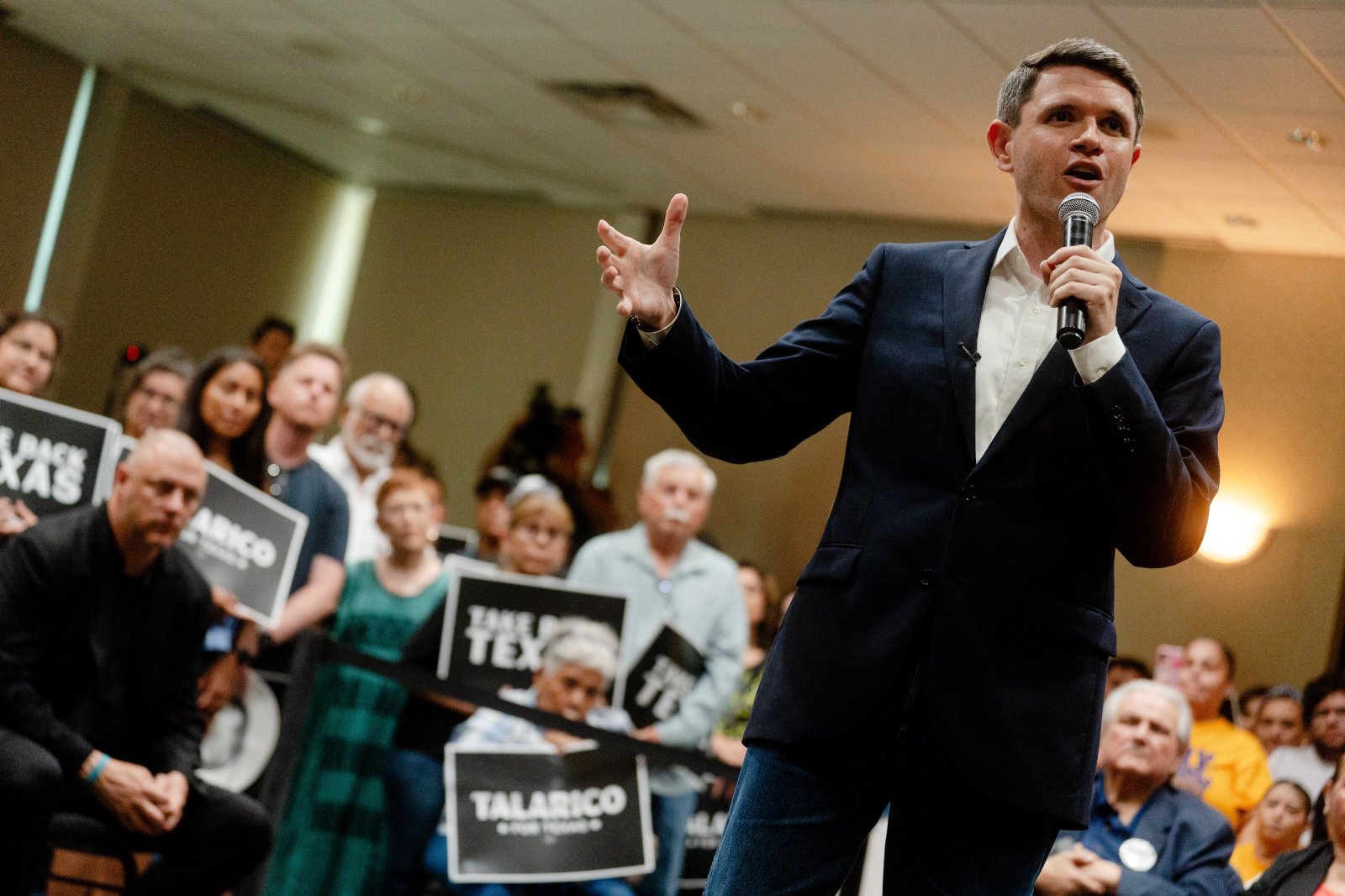 Talarico is trying to win back Hispanics along the Texas border who swung toward the GOP