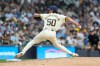 Milwaukee Brewers' Lance McCullers Jr. pitches during the sixth inning of a baseball game against the New York Mets, Monday, July 20, 2026, in Milwaukee. (AP Photo/Aaron Gash)