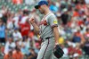 Atlanta Braves pitcher Tyler Kinley celebrates after a baseball game against the Baltimore Orioles, Sunday, July 26, 2026, in Baltimore. (AP Photo/Daniel Kucin Jr.)