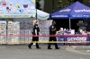Police respond to a shooting at Seattle Center, according to the Seattle Police Department, during the Bite of Seattle food festival Sunday, July 26, 2026 in Seattle. (Nick Wagner/The Seattle Times via AP)