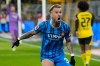 Heidenheim's Niklas Dorsch reacts during the German Bundesliga soccer match between Borussia Dortmund and FC Heidenheim in Dortmund, Germany, Sunday, Feb. 1, 2026. (AP Photo/Martin Meissner)