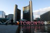 The Toronto sign in Nathan Phillips Square is shown at city hall in Toronto on Thursday, Sept. 30, 2021. THE CANADIAN PRESS/Evan Buhler