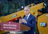 Prime Minister Mark Carney makes a housing announcement in Red Deer, Alta., Wednesday, July 29, 2026. THE CANADIAN PRESS/Jeff McIntosh