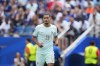 FILE - France's Maxence Lacroix runs into position during the World Cup Group I soccer match between Norway and France in Foxborough, Mass., near Boston, Friday, June 26, 2026. (AP Photo/Dave Shopland, File)