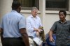 Jonathan Lehrer, centre, leaves court after being denied bail on charges related to the killings of Canadian businessman Daniel Langlois and his partner, Dominique Marchand, in Roseau, Dominica, Thursday, April 18, 2024. THE CANADIAN PRESS/AP-Clyde Jno Baptiste