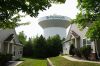 A water tower is seen Thursday, July 30, 2026, in Plymouth, Minn. A cyberattack targeted the operating technology at over 30 water systems in Minnesota, including Plymouth's, earlier this week, state officials said. (AP Photo/Ellen Schmidt)