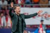 FILE - Salzburg's head coach Matthias Jaissle gives instructions to his players during the Champions League group E soccer match between RB Salzburg and AC Milan at the Salzburg stadium in Salzburg, Austria, Tuesday, Sept. 6, 2022. (AP Photo/Florian Schroetter, file)
