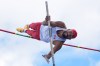 Canada's Damian Warner competes in the men's decathlon pole vault at the Commonwealth Games in Glasgow, Scotland, on Friday, July 31, 2026. (AP Photo/Kin Cheung)