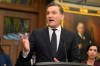 Artificial Intelligence and Digital Innovation Minister Evan Solomon speaks with the media in the Foyer of the House of Commons on Parliament Hill in Ottawa, Monday, June 15, 2026. THE CANADIAN PRESS/Adrian Wyld