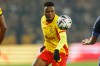 FILE - Lens' Mamadou Sangare in action during the French League One soccer match between Lens and Auxerre in Lens, France, Saturday, Jan. 17, 2026. (AP Photo/Jean-Francois Badias, File)