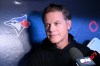 Toronto Blue Jays general manager Ross Atkins meets with the media before the Jays take on the Cleveland Guardians in MLB baseball action in Toronto on Friday, April 24, 2026. THE CANADIAN PRESS/Jon Blacker