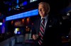 CTV news anchor Lloyd Robertson holds a glass of celebratory champagne after his final newscast on Thursday, Sept. 1, 2011. THE CANADIAN PRESS/Chris Young