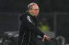FILE - Celtic's head coach Martin O'Neill gestures during the Europa League opening phase soccer match between Feyenoord and Celtic in Rotterdam, Netherlands, Nov. 27, 2025. (AP Photo/Peter Dejong, File)