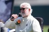 FILE - Broadcaster Mike Krukow speaks during a remembrance ceremony for former San Francisco Giants player Orlando Cepeda before a baseball game between the Giants and the San Diego Padres in San Francisco, Sept. 15, 2024. (AP Photo/Jeff Chiu, File)