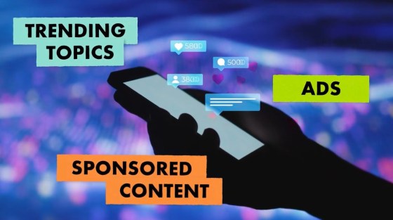 An image from my video explaining how algorithms control our experiences online. Watch the video here.