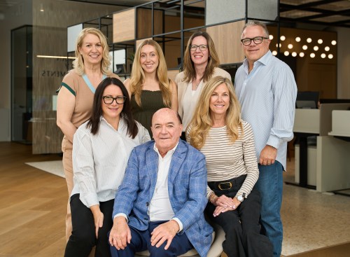 (Left to right, standing): Susan Deleau, Cady Blight, Erin Crawford, Peter Jessiman.  (Sitting): Heather Jessiman, Duncan Jessiman, Dana Jessiman.