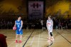 Simu Liu and Jeremy Lin are shown during an Asian Roots Collective celebrity basketball game in this undated handout photo. THE CANADIAN PRESS/Handout - David Chau, Envisiond Media (Mandatory Credit)