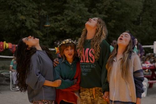 Left to right, Annie Jacobson (Ella Rubin), Maple (Mabel Strachan), Oona (Bo Bragason), and Ramona (AmeÌlie Hoeferle) seen in this undated photo from the series Sterling Point.  - THE CANADIAN PRESS/Handout - Sabrina Lantos/Prime (Mandatory Credit)