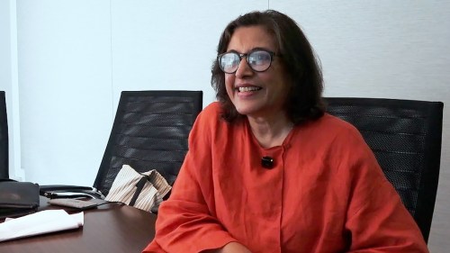 Author Anita Rau Badami is interviewed in Toronto, on Monday, Aug. 10, 2026. THE CANADIAN PRESS/Nicole Thompson