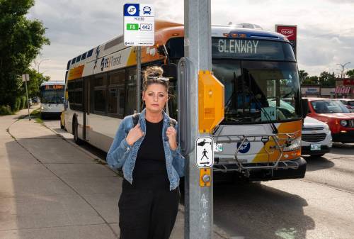 Tania Homenchuk is disappointed with the launch of the Primary Transit Network. (Robert Lee / Free Press)