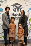 Solomon Ghebru, his wife Mehret Awate, and their daughters Peniel, 8, and Lydia, 4, are hoping to move from a two-bedroom apartment into homeownership. (Supplied)