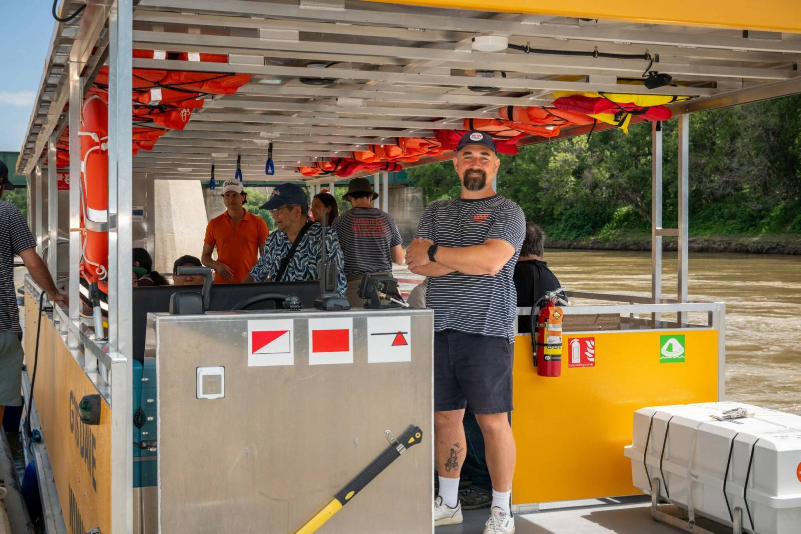 Water-bus service relaunches with bigger boat