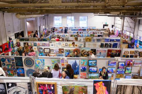 SUPPLIED
                                The inaugural Under $100 Art Show takes place at Portage Place until Sunday.