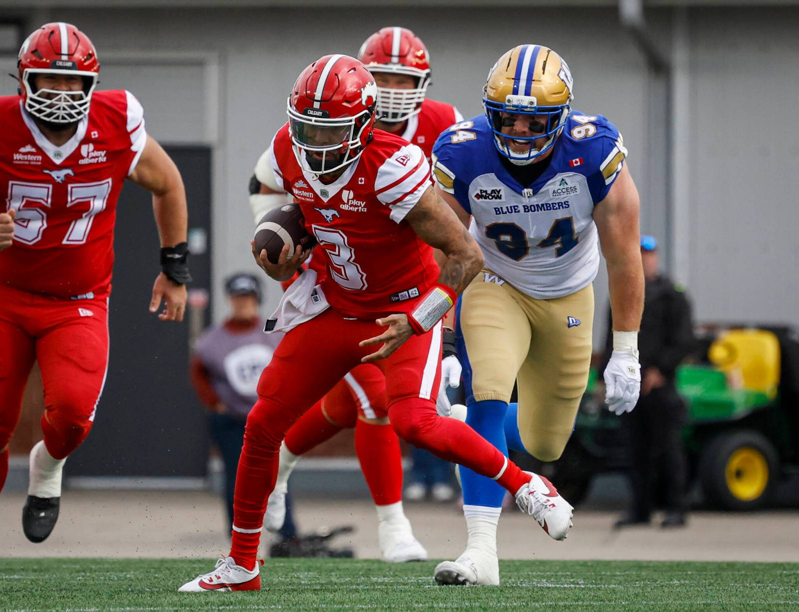 Talent of Blue Bombers' Ceresna shines through all the way from Div. 3