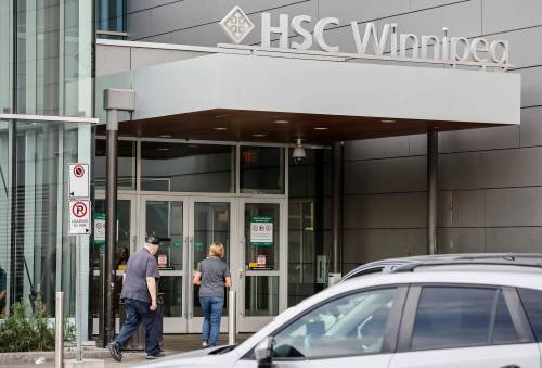 JOHN WOODS / FREE PRESS
                                The cyberattack also affected door access at the Health Sciences Centre.
